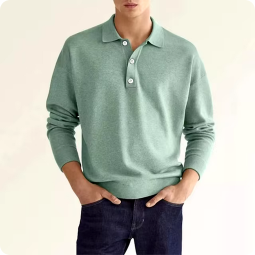 Lässiges Shirt für Herren - Mit Umlegekragen