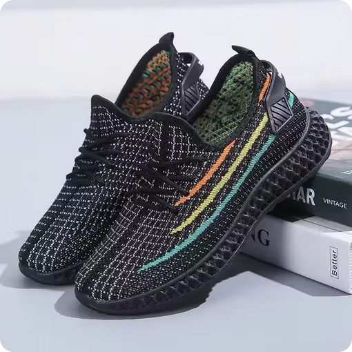 Leichte Sommer-Sneaker - Ergonomische Sohle & mehrfarbig