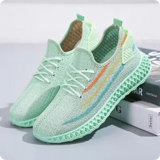 Leichte Sommer-Sneaker - Ergonomische Sohle & mehrfarbig