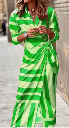 Maxikleid im Wickelstil - Für den Sommer & farbenfroh