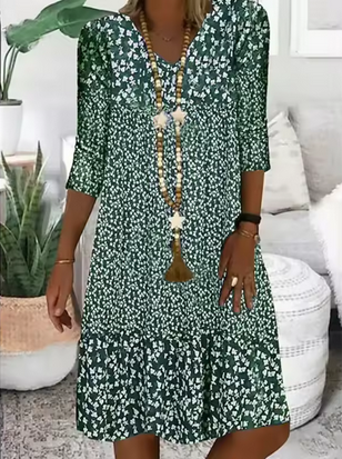 Midi-Sommerkleid mit auffallendem Design