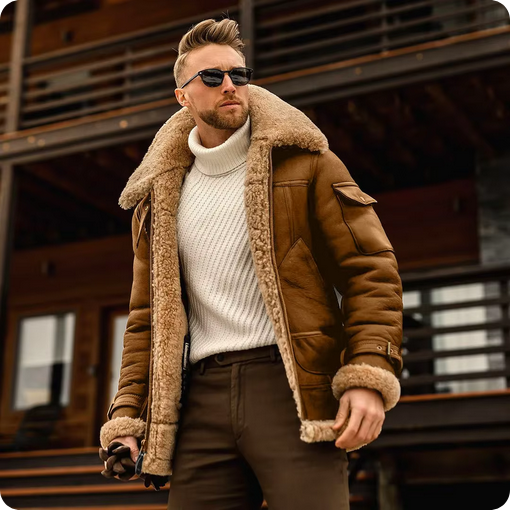 Moderne Jacke - Mit Kunstfell & Reißverschluss