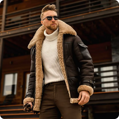 Moderne Jacke - Mit Kunstfell & Reißverschluss