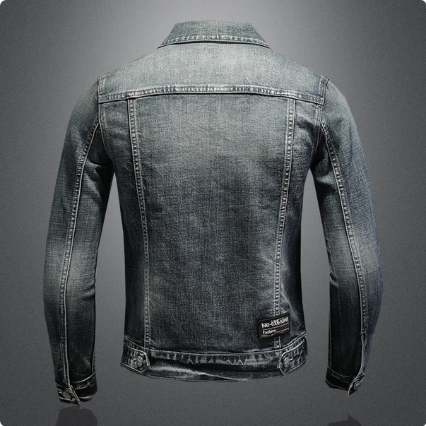 Moderne Jeansjacke - Detailreich & mit Umlegekragen