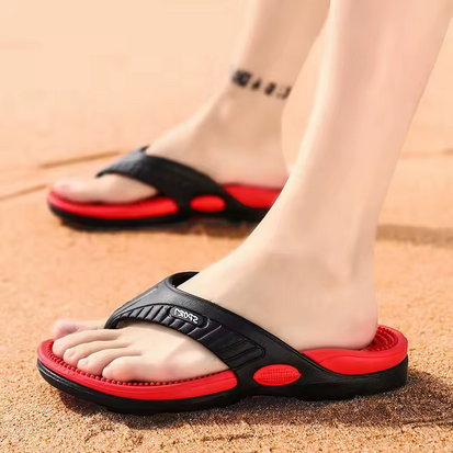 Modische Herrensandalen - Ergonomische Sohle