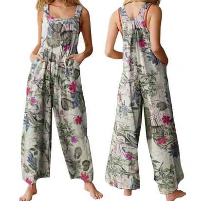 Modischer Overall mit Blumenmotiven für Damen
