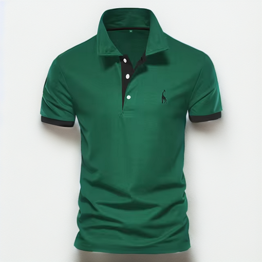 Poloshirt - Zweifarbig & normaler Schnitt