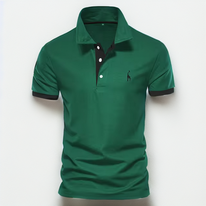 Poloshirt - Zweifarbig & normaler Schnitt
