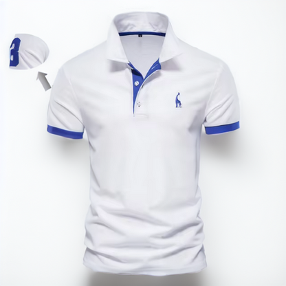 Poloshirt - Zweifarbig & normaler Schnitt