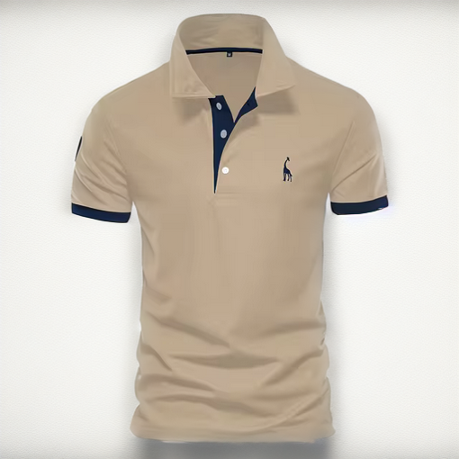 Poloshirt - Zweifarbig & normaler Schnitt