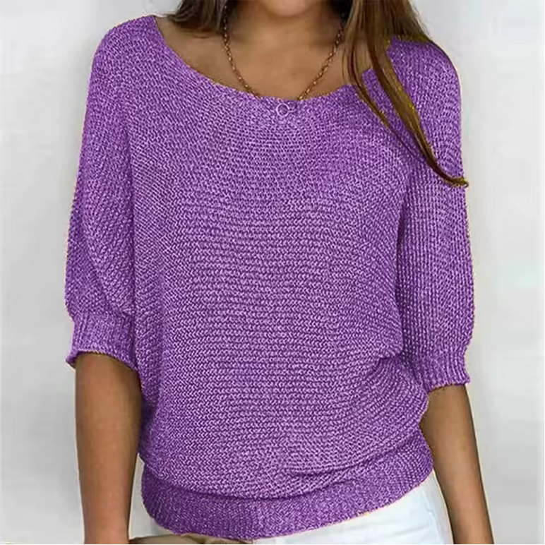 Pullover - Grob gestrickt & 3/4-Ärmel