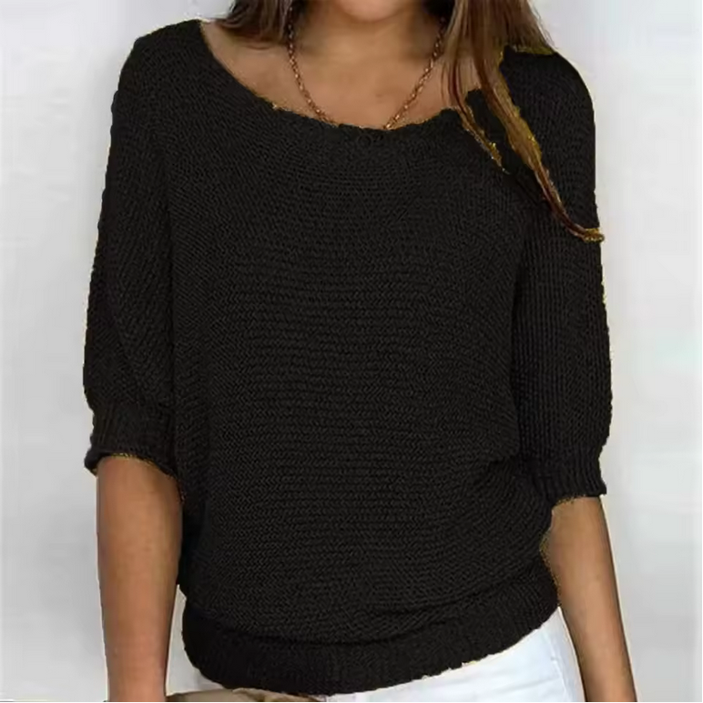 Pullover - Grob gestrickt & 3/4-Ärmel