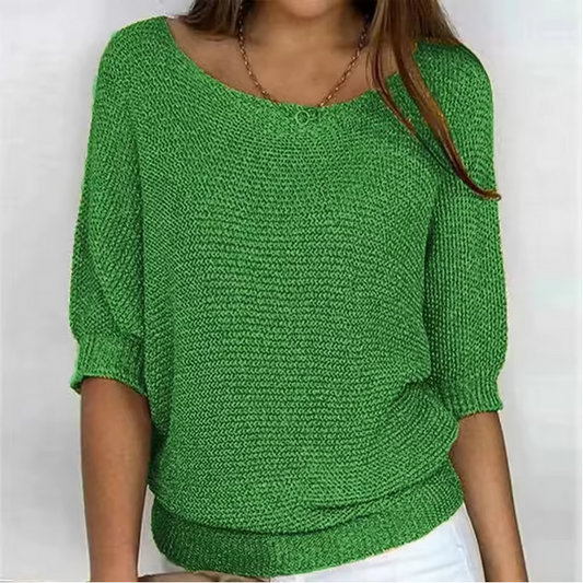 Pullover - Grob gestrickt & 3/4-Ärmel