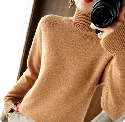 Pullover - Mit Feinstrick & Rollkragen