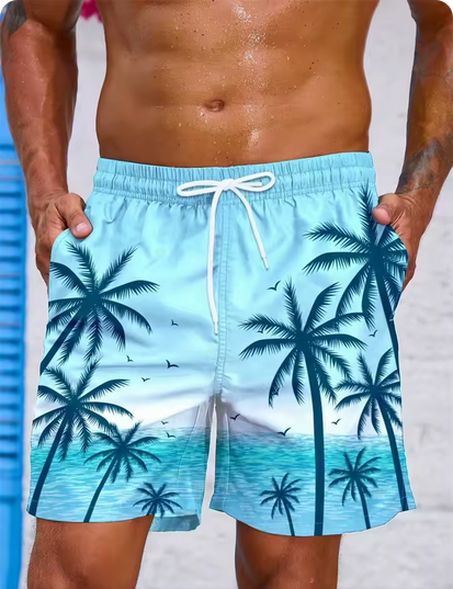 Schnelltrocknende Badehose mit verschiedenen Motiven