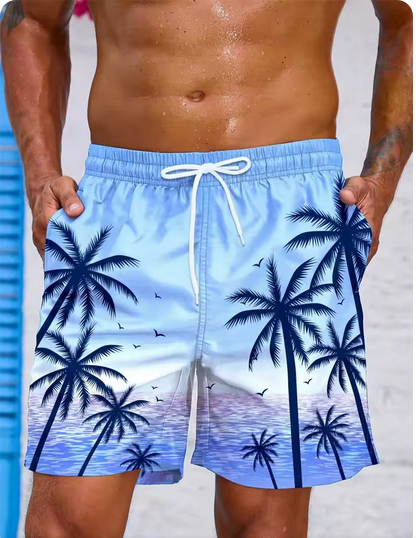 Schnelltrocknende Badehose mit verschiedenen Motiven