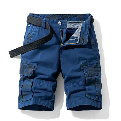 Herrenshorts mit Gürtel und praktischen Seitentaschen