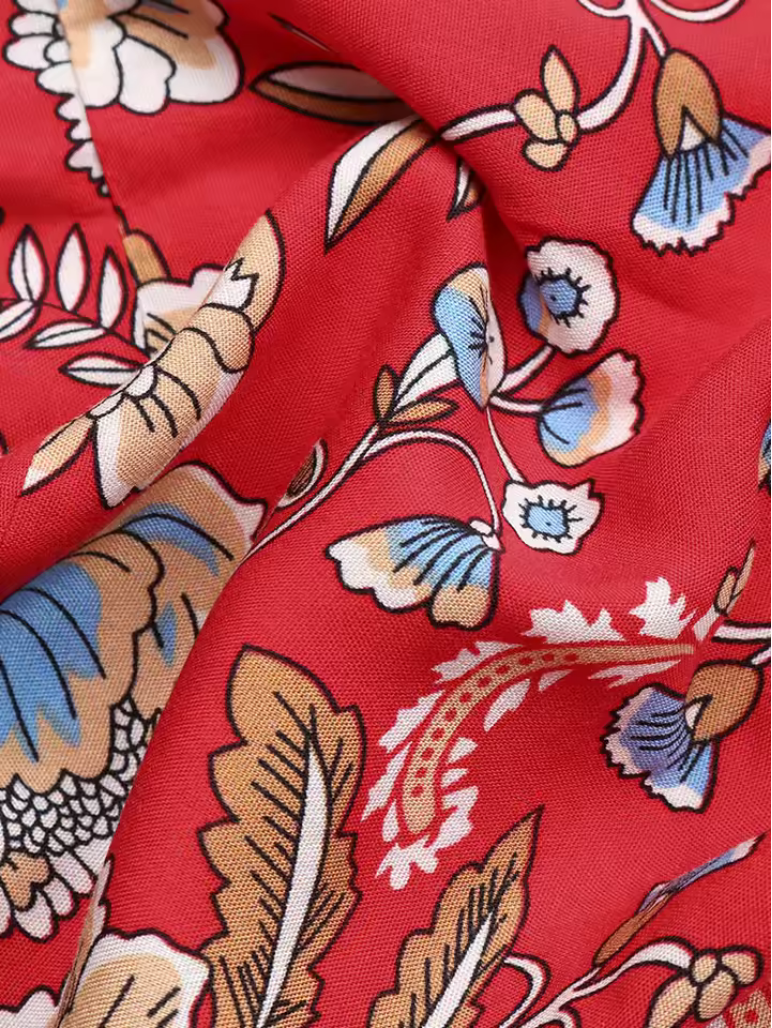 Sommerkleid - Florale Muster & viel Bewegungsfreiheit