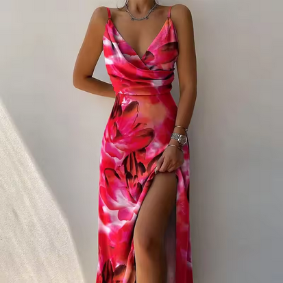 Sommerkleid - Mit Beinschlitz & verschiedenen hübschen Mustern