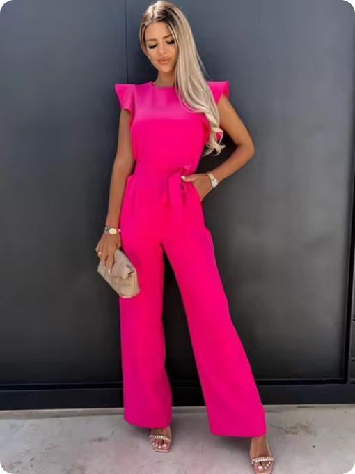 Stylischer Jumpsuit - Mit ausgefallenen Schultern