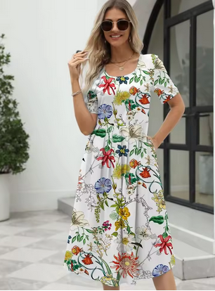 Traumhaftes Sommerkleid - Mit hübschen Mustern