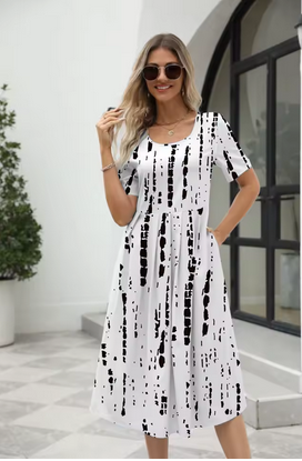 Traumhaftes Sommerkleid - Mit hübschen Mustern